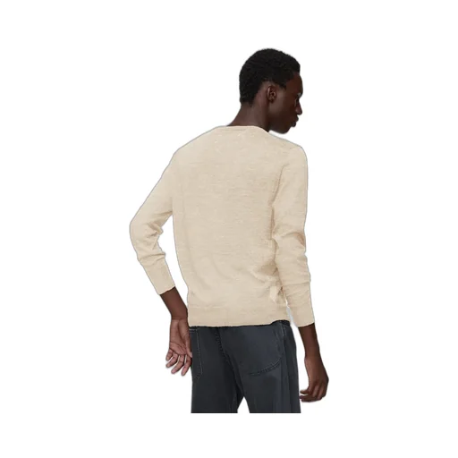 Wool-Blend Patch Sweater