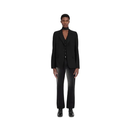 Wool Blend Suit Jacket