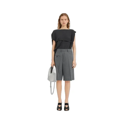 Wool-Blend Tailored Shorts