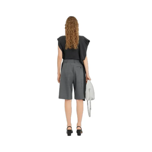 Wool-Blend Tailored Shorts
