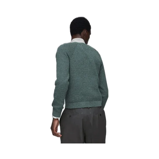 Wool-Blend V-Neck Sweater