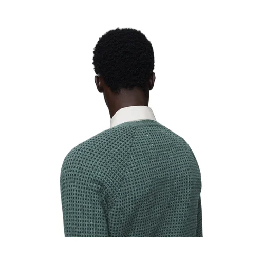 Wool-Blend V-Neck Sweater