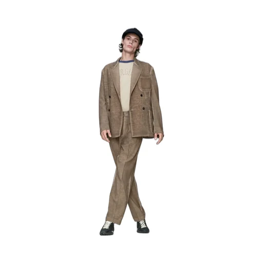 Wool Double-Breasted Jacket