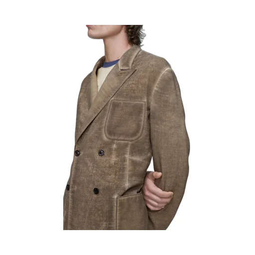 Wool Double-Breasted Jacket