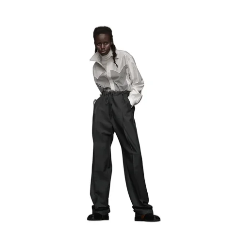 Wool Mohair Trousers