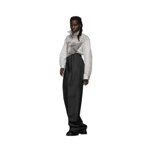 Wool Mohair Trousers