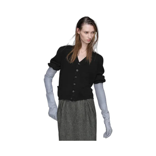 Wool V-Neck Cardigan