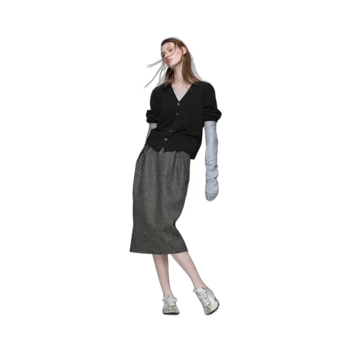 Wool V-Neck Cardigan