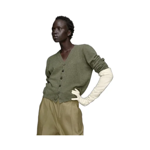 Wool V-Neck Cardigan
