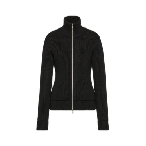 Wool Zipped Cardigan