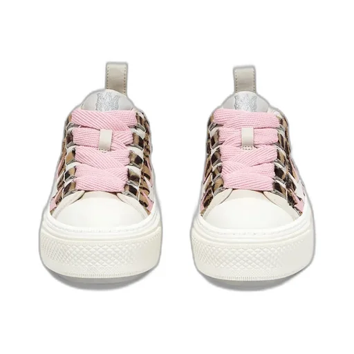 Women - Zebra Stars Court Low - Pink