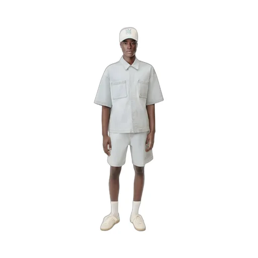 Amiri 3D 5 Pocket Short - Light Indigo