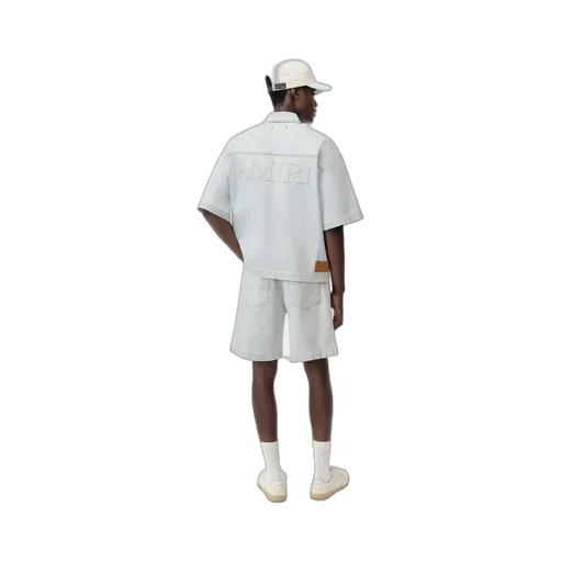 Amiri 3D 5 Pocket Short - Light Indigo