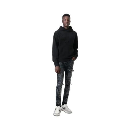 All Over Crystal Mx1 Jean - Midnight Indigo