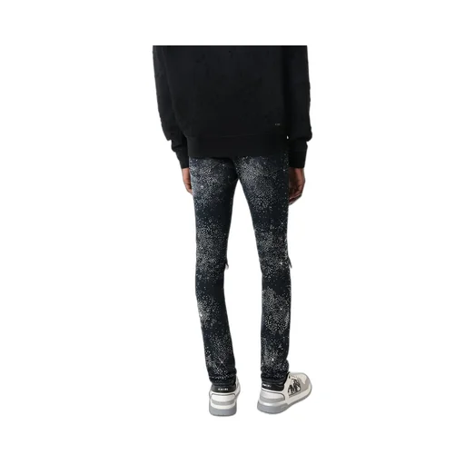 All Over Crystal Mx1 Jean - Midnight Indigo