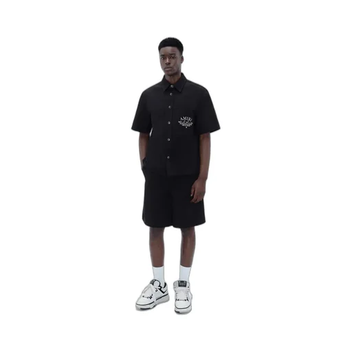 Amiri Arts District Camp Shirt - Black