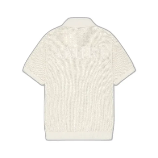 Amiri Crochet Mesh Shirt - Ivory