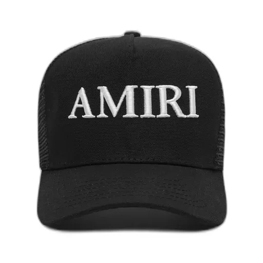Amiri Core Logo Trucker Hat - Black
