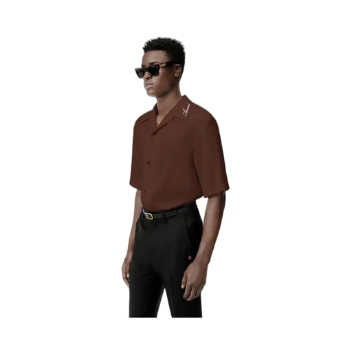 Amiri Camp Shirt - Chocolate