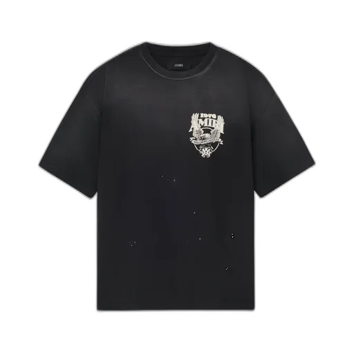 Amiri Eagle Oversized Tee - Black