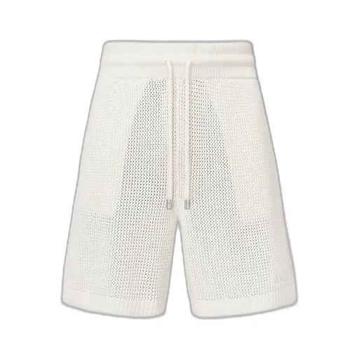 Amiri Crochet Mesh Short - Ivory