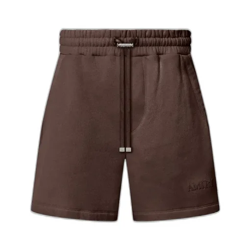 Amiri Embroidered Short - Walnut Brown