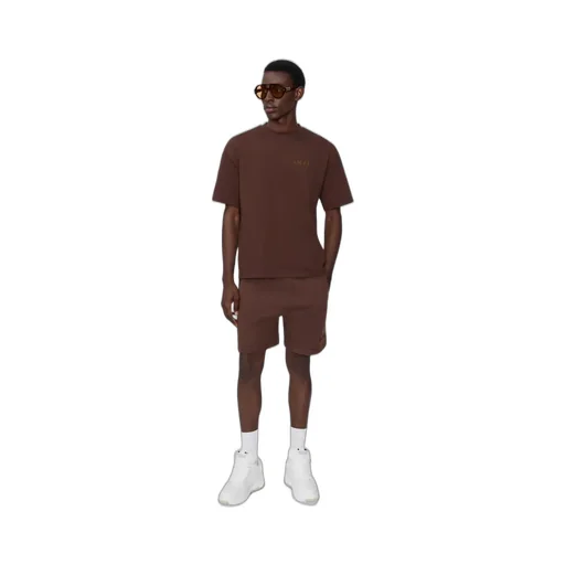 Amiri Embroidered Short - Walnut Brown