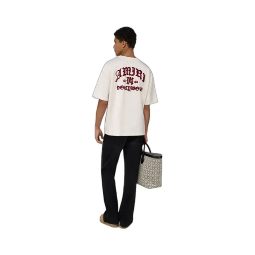 Amiri Hollywood Oversized Tee - Ivory