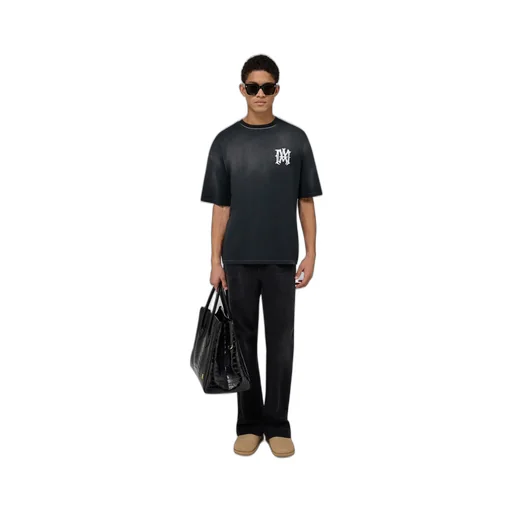 Amiri Hollywood Oversized Tee - Black