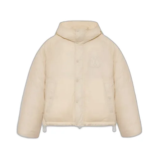 Amiri Hooded Down Jacket - Alabaster