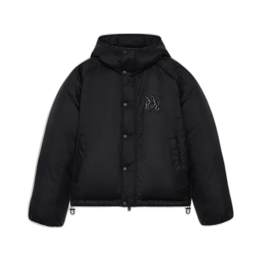 Amiri Hooded Down Jacket - Black