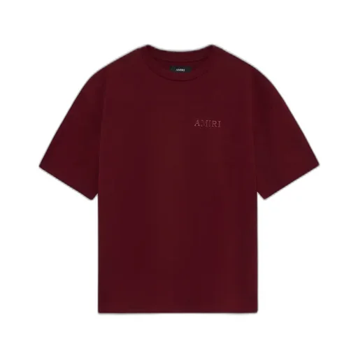 Amiri Oversized Tee - Aged Port
