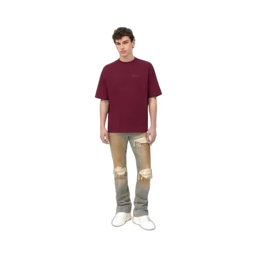 Amiri Oversized Tee - Aged Port