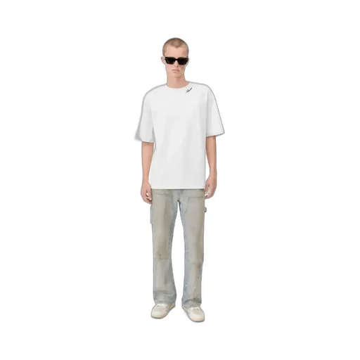 Amiri Script Skater Tee - White