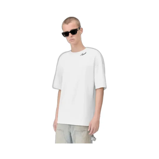Amiri Script Skater Tee - White