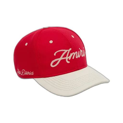 Amiri Panther Two Tone Hat - Deep Red