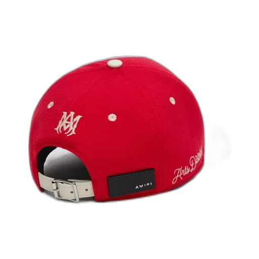 Amiri Panther Two Tone Hat - Deep Red