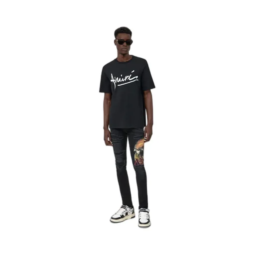 Amiri Script Tee - Black