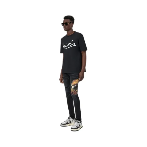 Amiri Script Tee - Black