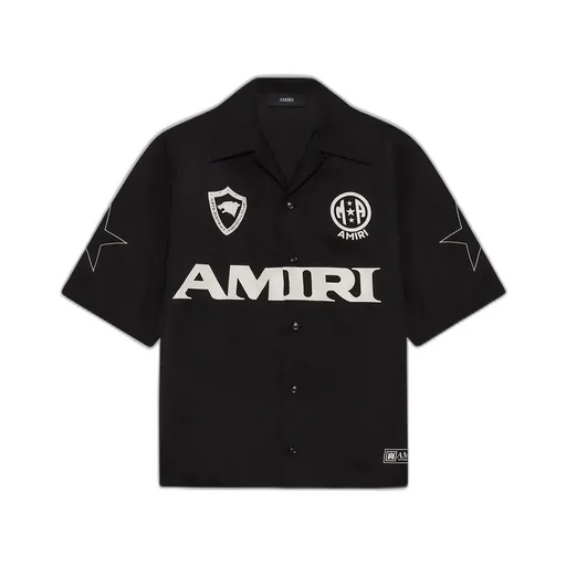 Amiri Sport Camp Shirt - Black
