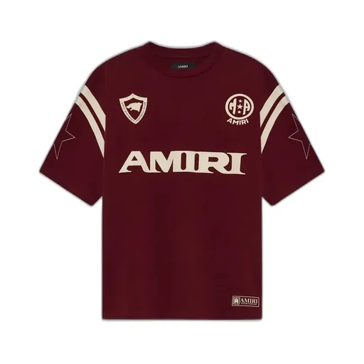 Amiri Sport Oversized Tee - Aged Port