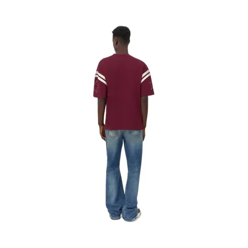 Amiri Sport Oversized Tee - Aged Port