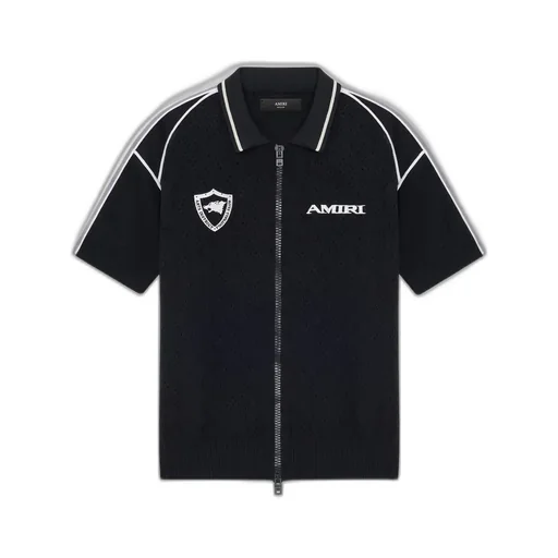 Amiri Sport Zip Shirt - Black