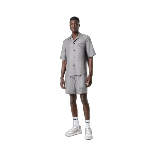 Arts District Bowling Shirt - Grey