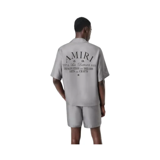 Arts District Bowling Shirt - Grey