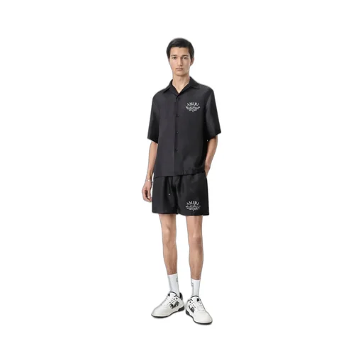 Arts District Bowling Shirt - Black