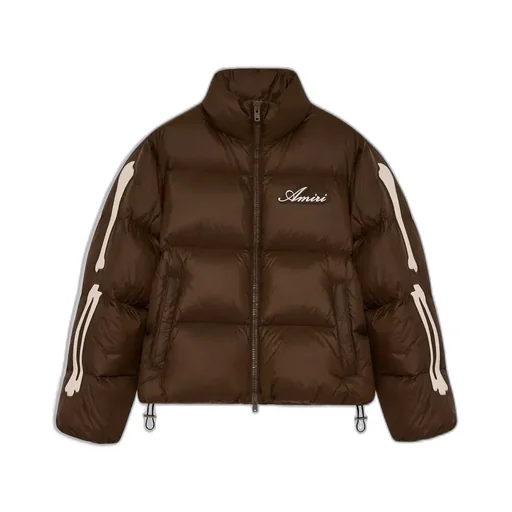 Bones Down Jacket - Dark Brown