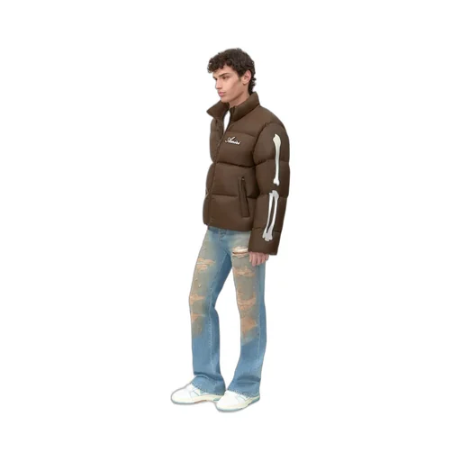 Bones Down Jacket - Dark Brown