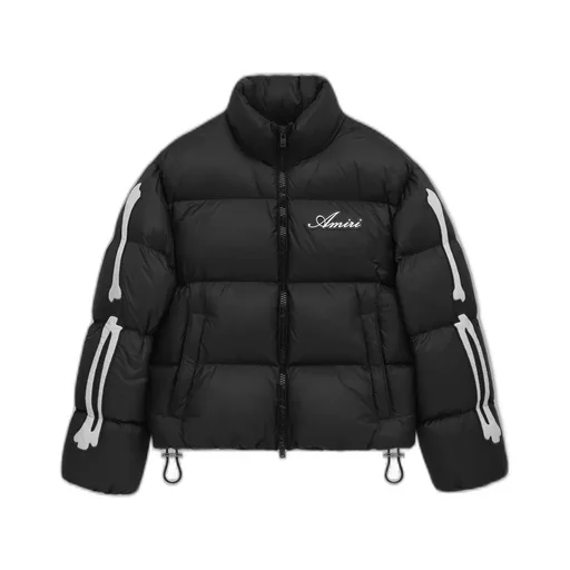 Bones Down Jacket - Black