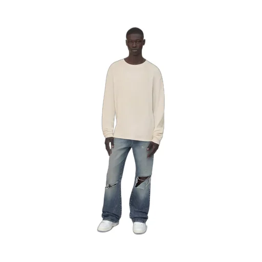 Bones Long Sleeve Tee - Ivory